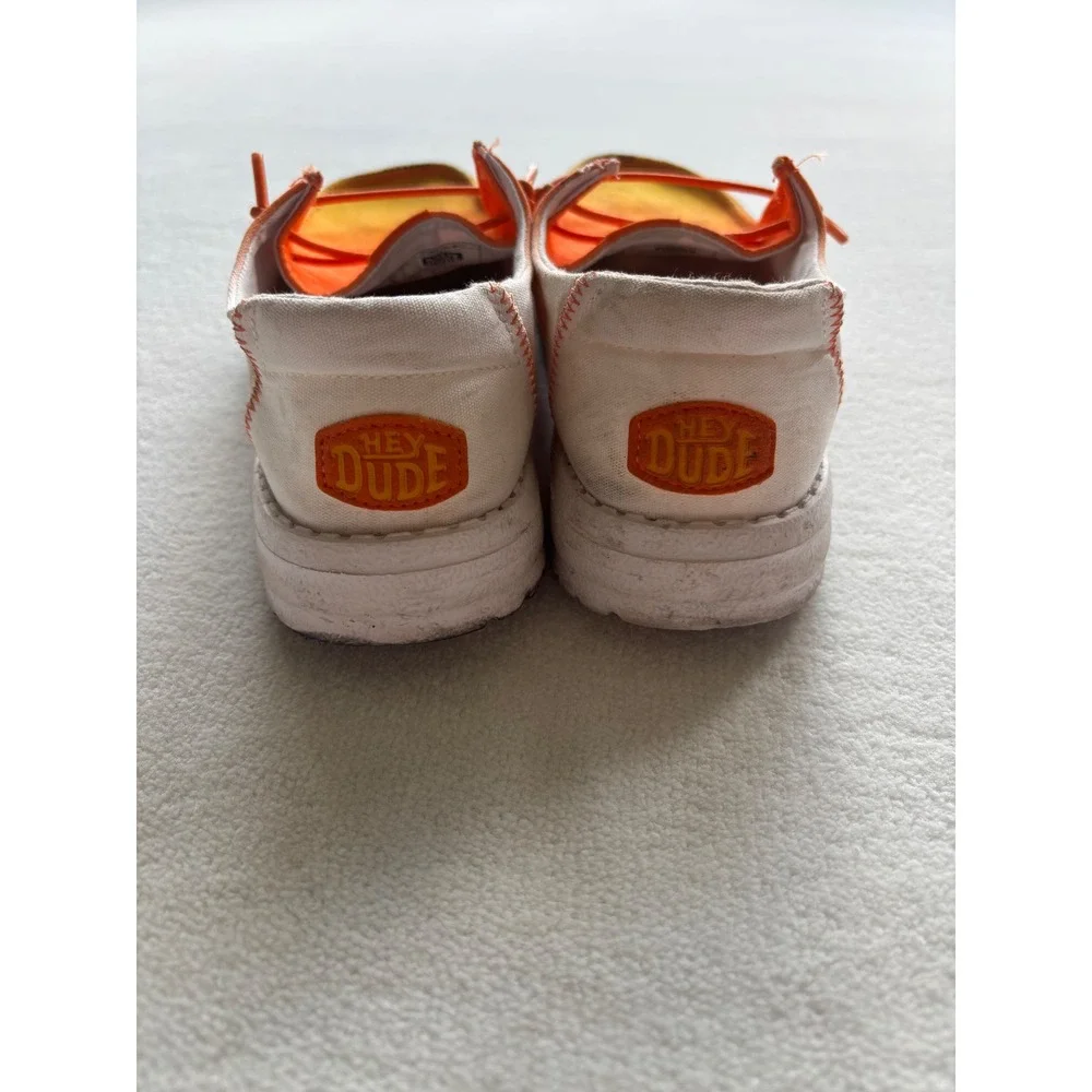 Hey‎ Dude Wendy Y Candy Corn Kids Size J4 Orange Ombre Slip On Loafers 43482-83B